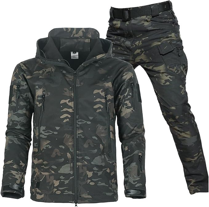 Jurgen Men's Outdoor Clothing Set | Breathable Waterproof Hiking Trousers and Windproof Gear 12