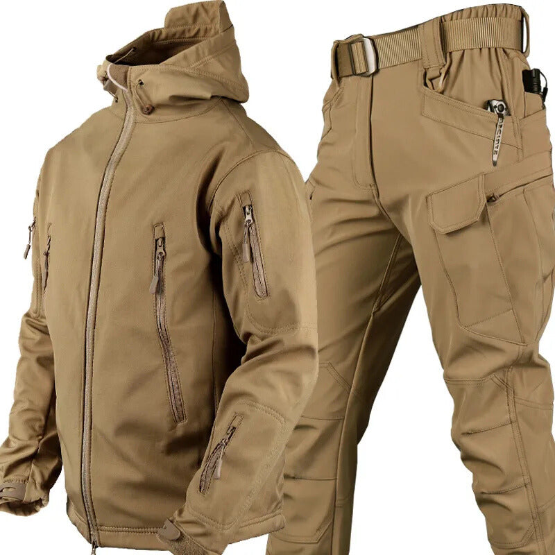 Jurgen Men's Outdoor Clothing Set | Breathable Waterproof Hiking Trousers and Windproof Gear 9