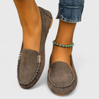 Karlene Collection | Women's Black Loafers with Elegant Metal Accents | Comfortable Slip-Ons for All-Day Wear 2