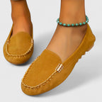 Karlene Collection | Women's Black Loafers with Elegant Metal Accents | Comfortable Slip-Ons for All-Day Wear 3