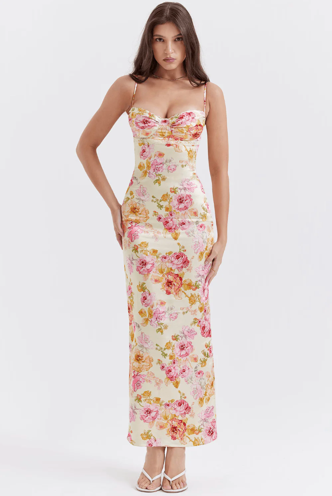 Katherine Collection | Women's Floral Summer Dress with Airy Silhouette | Elegant Comfort for Effortless Charm 0
