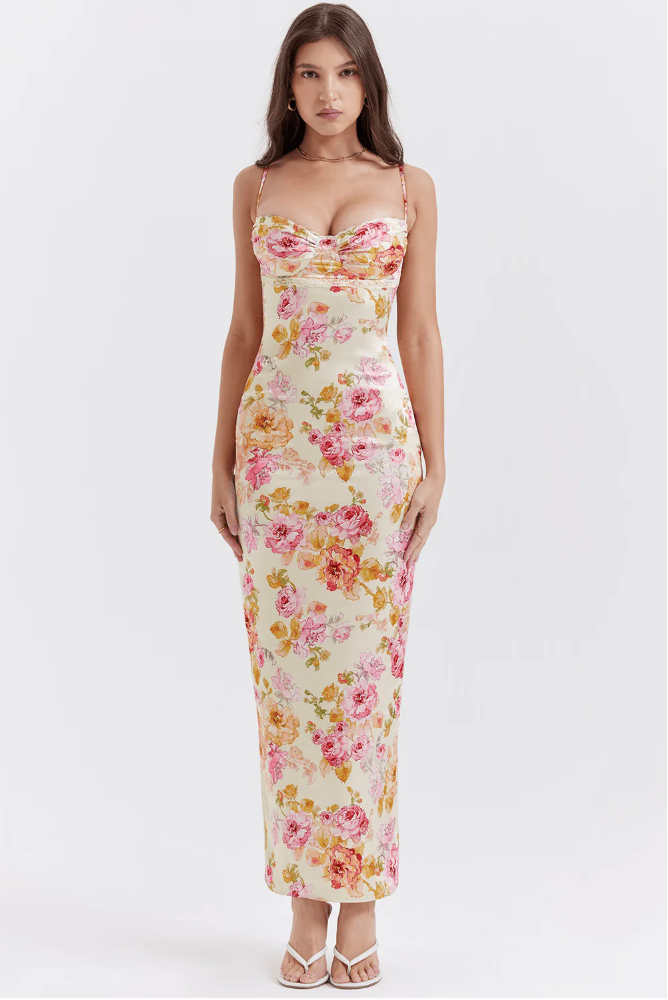 Katherine Collection | Women's Floral Summer Dress with Airy Silhouette | Elegant Comfort for Effortless Charm 3