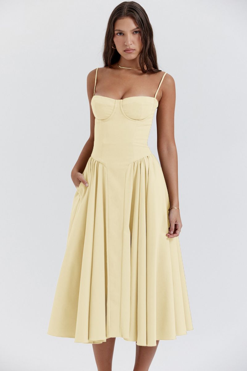 Lark Collection | Women's Evening Dress with Vintage Charm | Flattering Long Silhouette for Effortless Elegance 0