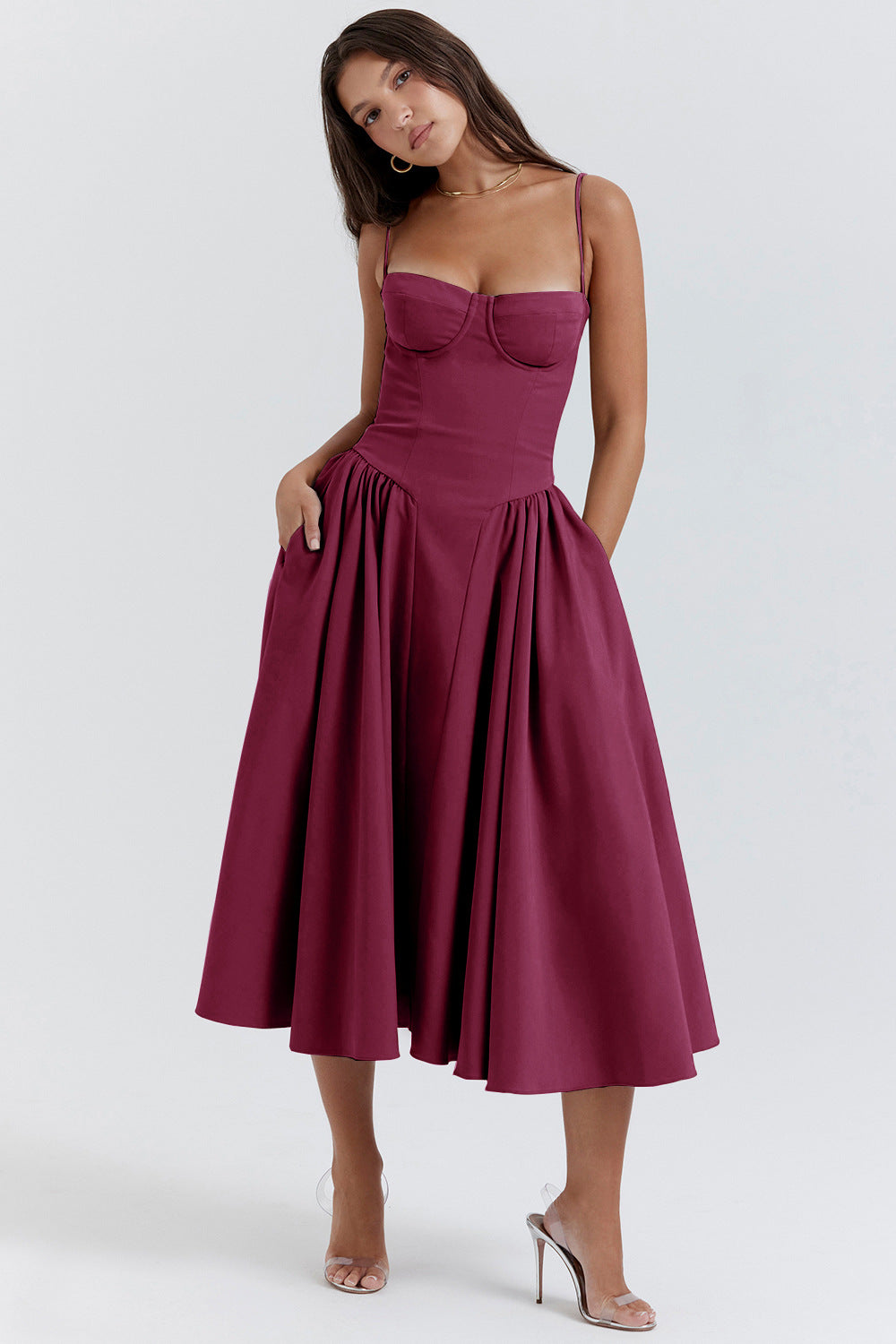 Lark Collection | Women's Evening Dress with Vintage Charm | Flattering Long Silhouette for Effortless Elegance 6