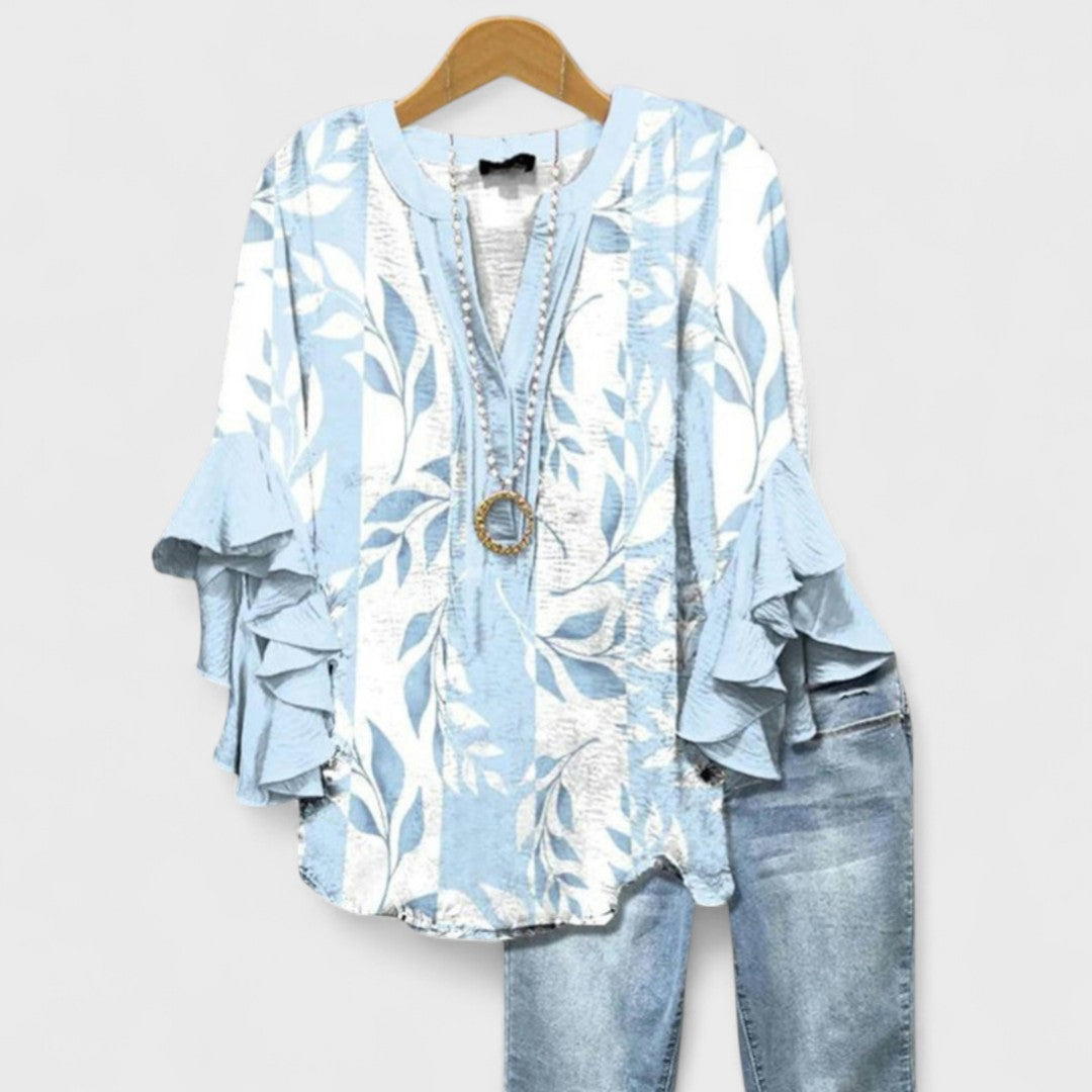 Lightweight Women's Blouse with Airy Comfort | Feminine Summer Top for Everyday Versatility 1