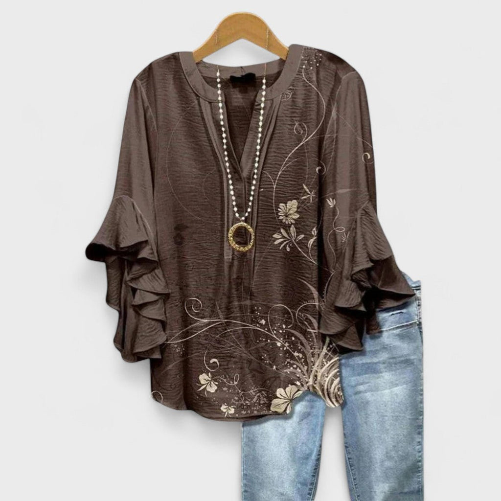 Lightweight Women's Blouse with Airy Comfort | Feminine Summer Top for Everyday Versatility 3
