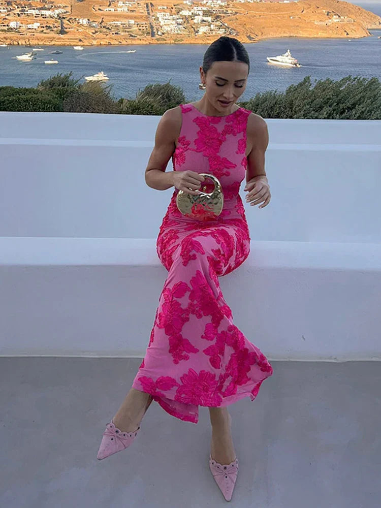 Lily Collection | Floral Maxi Dress for Women with Elegant Design | Effortless Style for Any Occasion 4