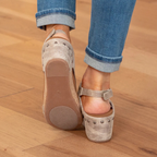 Linda Collection | Wedge Sandals for Women with Breathable Suede | Elegant Comfort for All-Day Wear 2