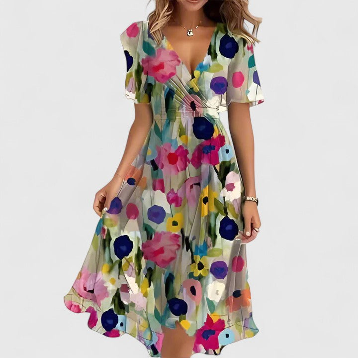 Madison Collection | Women's Summer Dress with Floral Design | Flattering Fit for Effortless Style 2