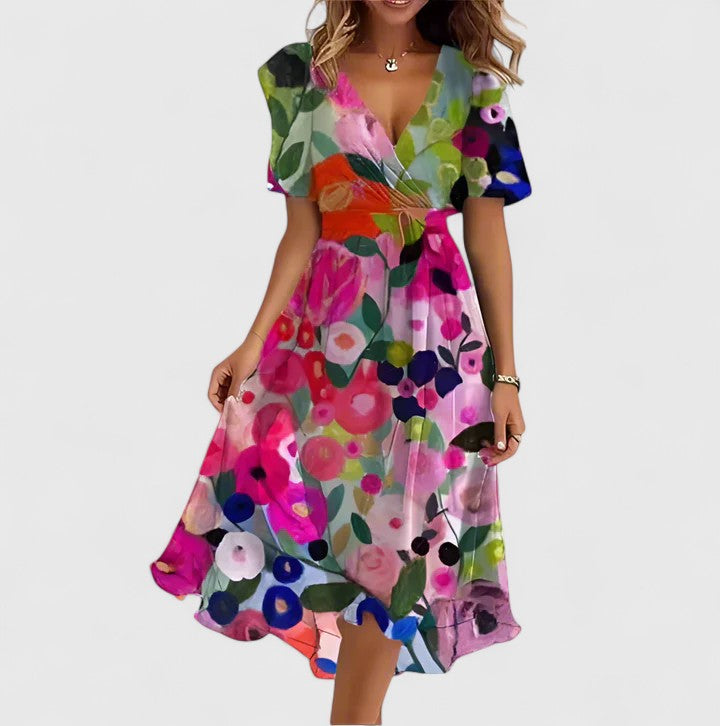 Madison Collection | Women's Summer Dress with Floral Design | Flattering Fit for Effortless Style 3