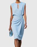 Mae Collection | Women's Summer Dress with Gathered Waist Detail | Elegant Style for Any Occasion 0