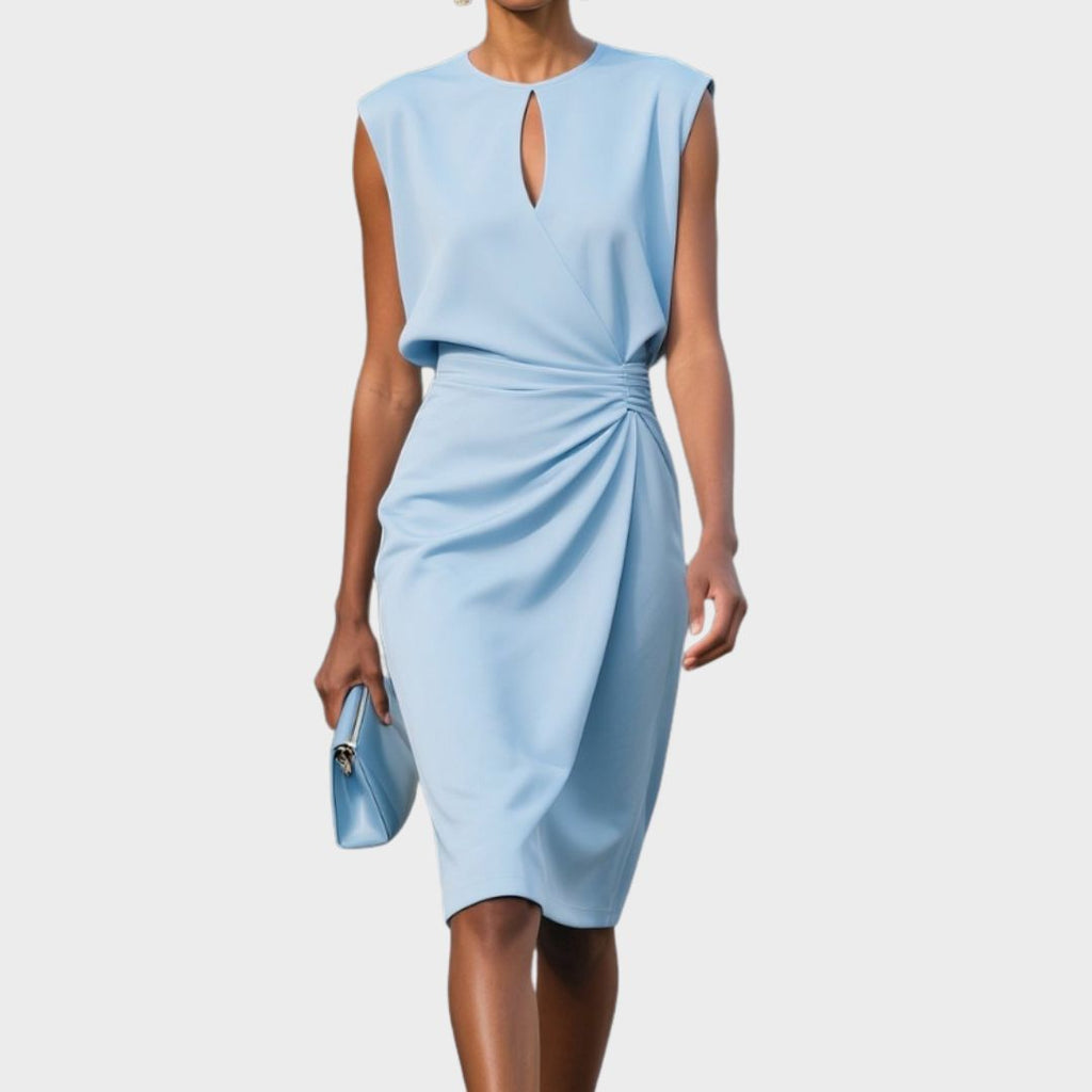 Mae Collection | Women's Summer Dress with Gathered Waist Detail | Elegant Style for Any Occasion 1