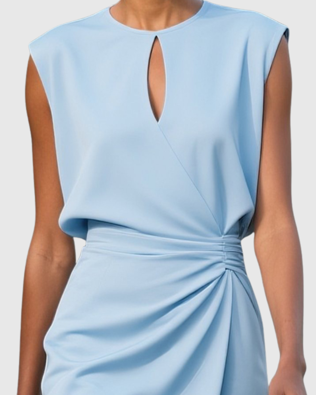 Mae Collection | Women's Summer Dress with Gathered Waist Detail | Elegant Style for Any Occasion 2