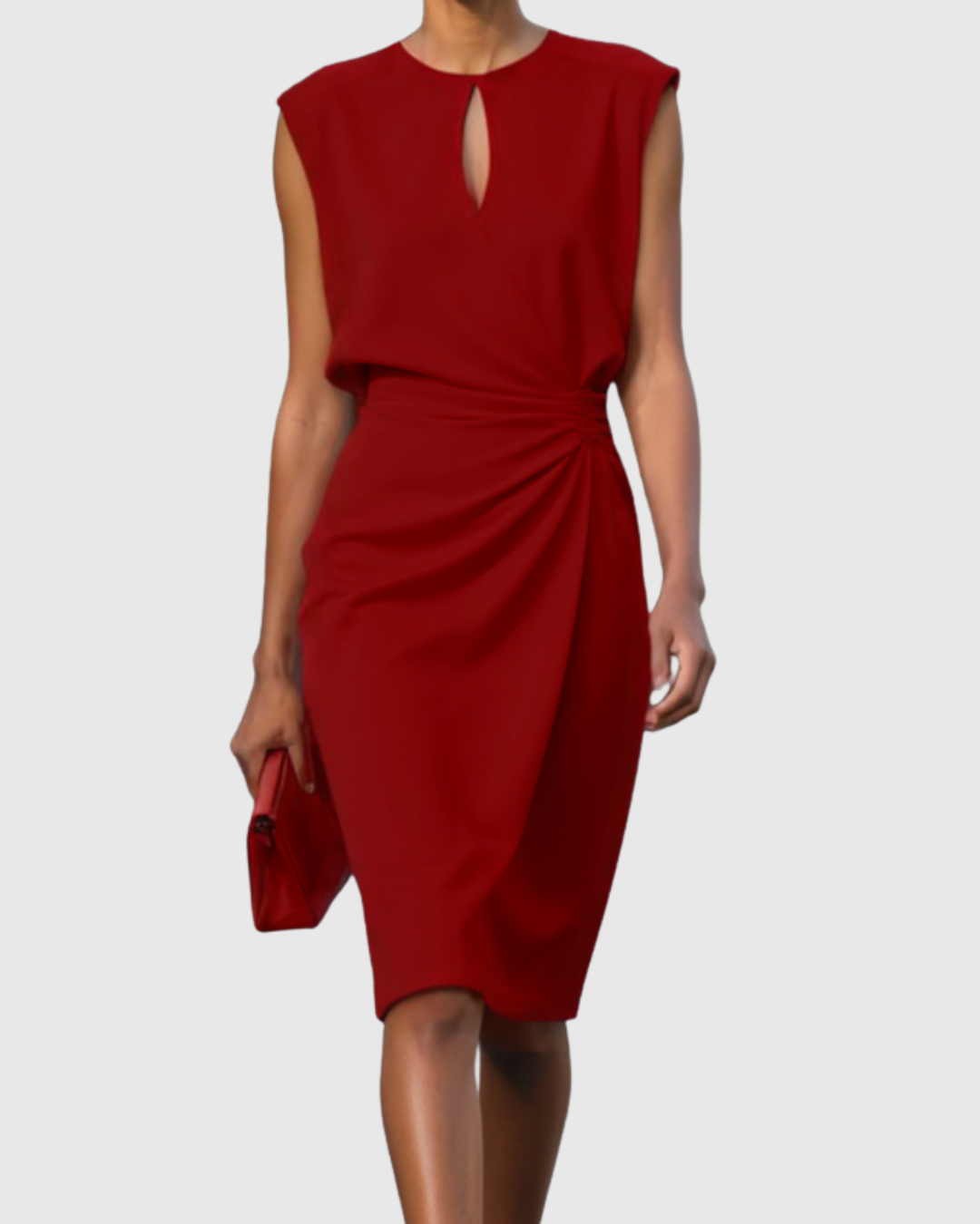 Mae Collection | Women's Summer Dress with Gathered Waist Detail | Elegant Style for Any Occasion 7