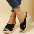 Magnolia Collection | Women's Sandals with Elegant Wedge Design | Comfortable Lift for All-Day Wear 0