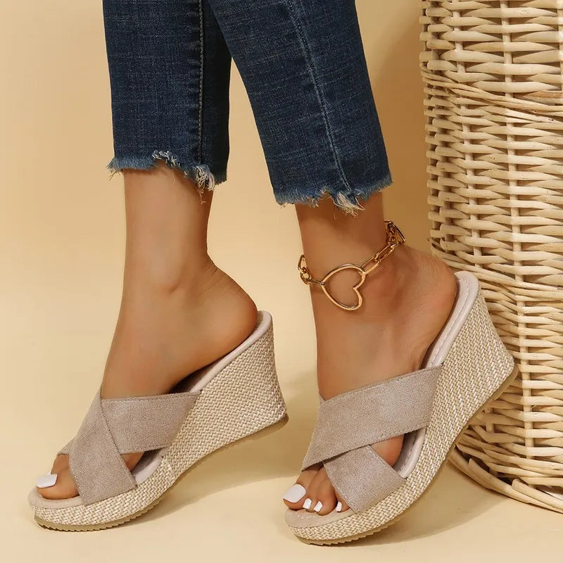 Magnolia Collection | Women's Sandals with Elegant Wedge Design | Comfortable Lift for All-Day Wear 1