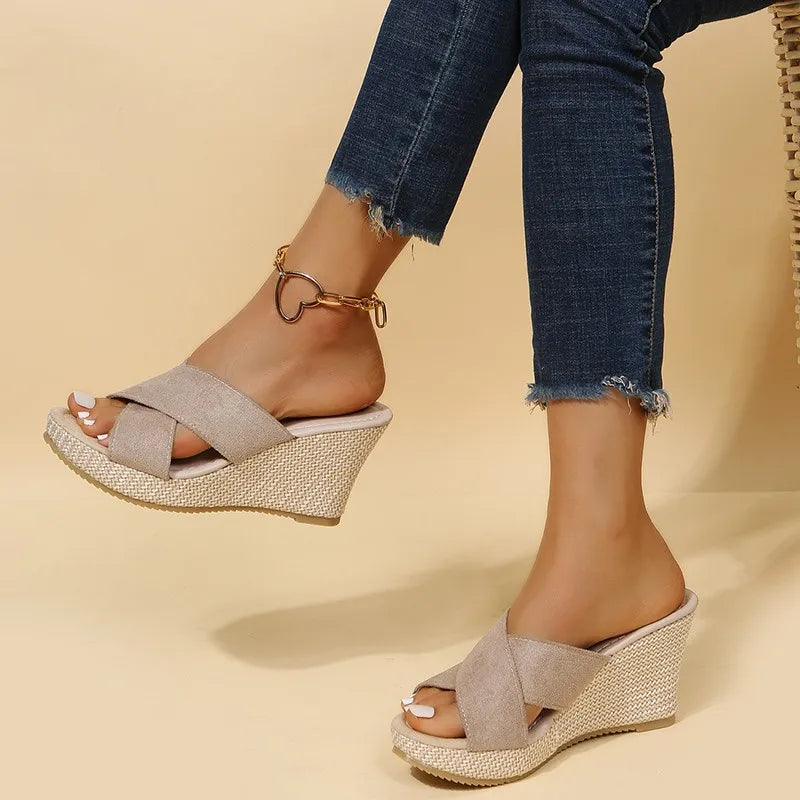 Magnolia Collection | Women's Sandals with Elegant Wedge Design | Comfortable Lift for All-Day Wear 4