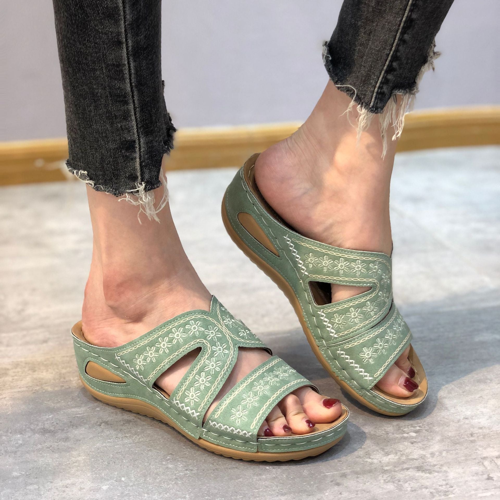 Maren Collection | Women's Sandals with Cushioned Footbed | Stylish Orthopedic Comfort for Everyday Wear 10
