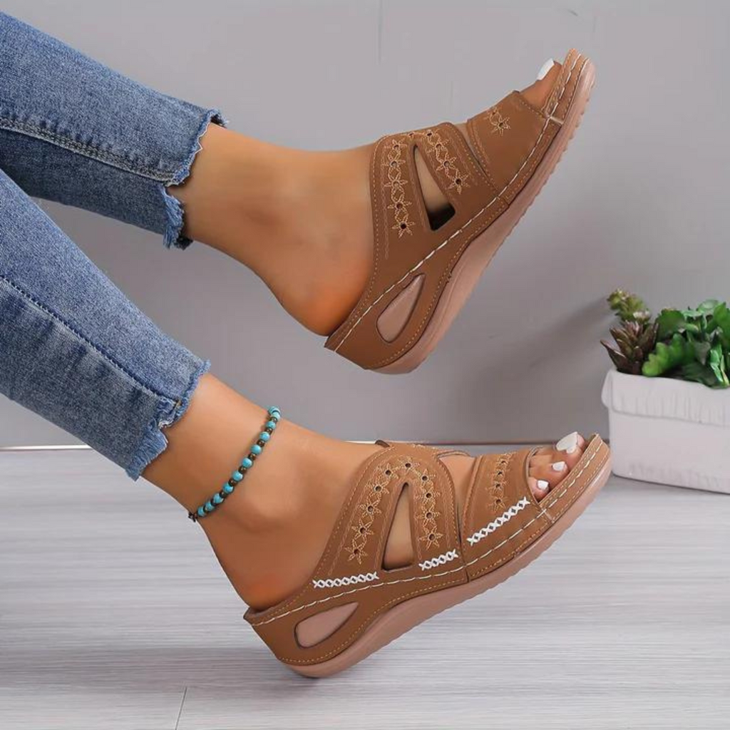 Maren Collection | Women's Sandals with Cushioned Footbed | Stylish Orthopedic Comfort for Everyday Wear 4