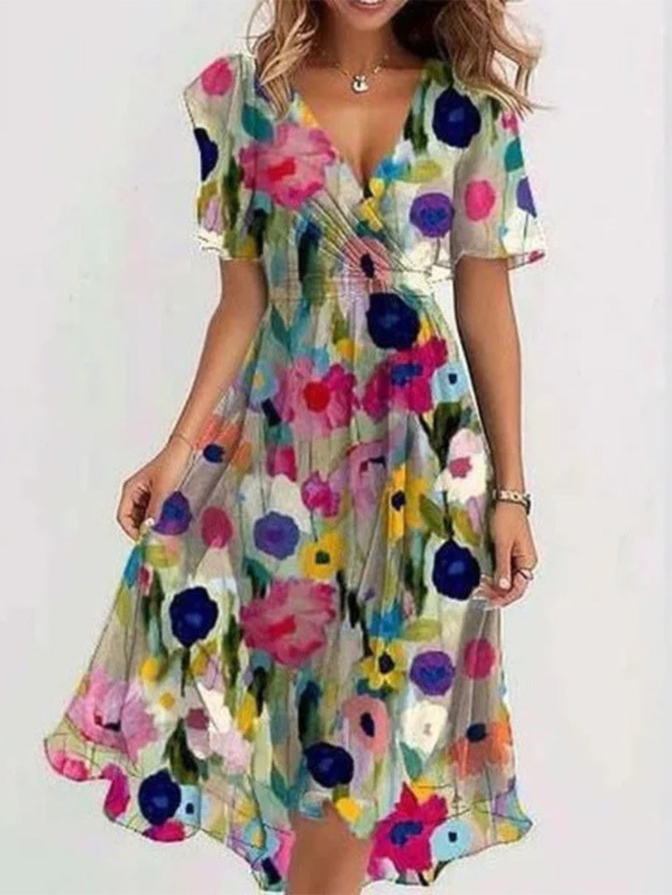 Matilda Collection | Women's Boho-Chic Summer Dress with Belly Cover | Effortless Style for Sunny Days 3