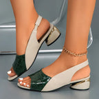 Melanie Collection | Women's Sandals with Padded Insole & Block Heel | Elegant Footwear for All-Day Comfort 4
