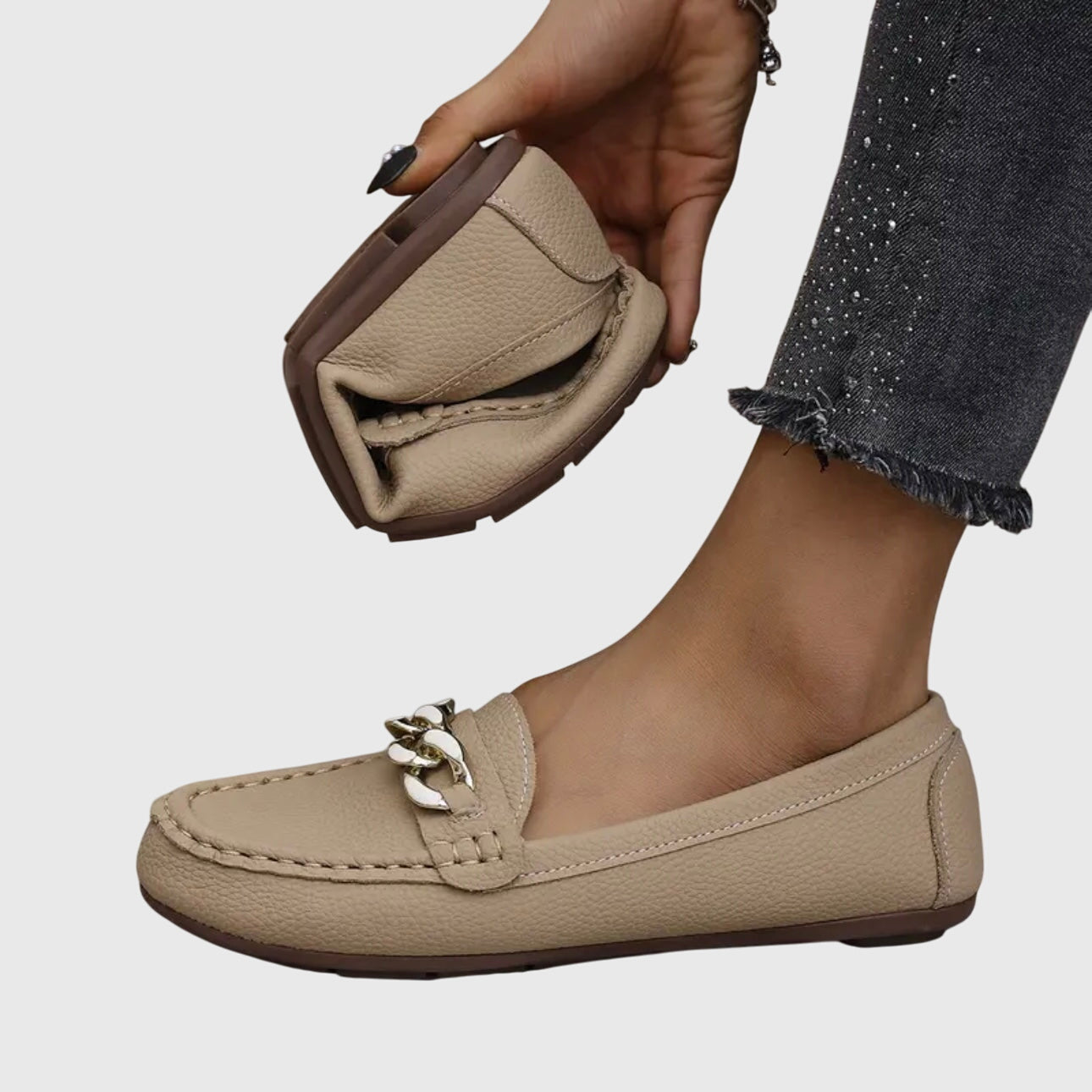 Melissa Collection | Black Loafers for Women with Cushioned Insole | Stylish Comfort for All-Day Wear 4