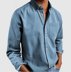 Men's Cotton Classic Shirt with Chest Pocket | Timeless Style for Casual and Smart Looks 4