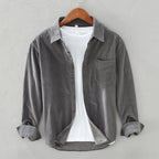 Men's Dress Shirt | Retro Corduroy with Timeless Design | Versatile Fashion for Any Occasion 1