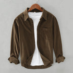 Men's Dress Shirt | Retro Corduroy with Timeless Design | Versatile Fashion for Any Occasion 3
