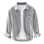 Men's Dress Shirt | Retro Corduroy with Timeless Design | Versatile Fashion for Any Occasion 4