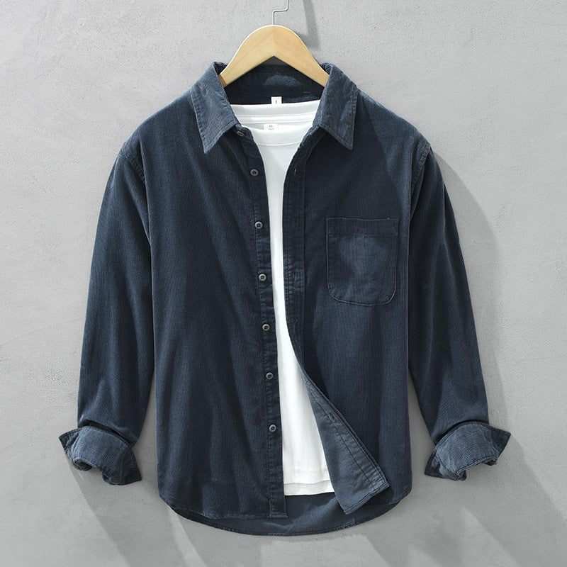 Men's Dress Shirt | Retro Corduroy with Timeless Design | Versatile Fashion for Any Occasion 5