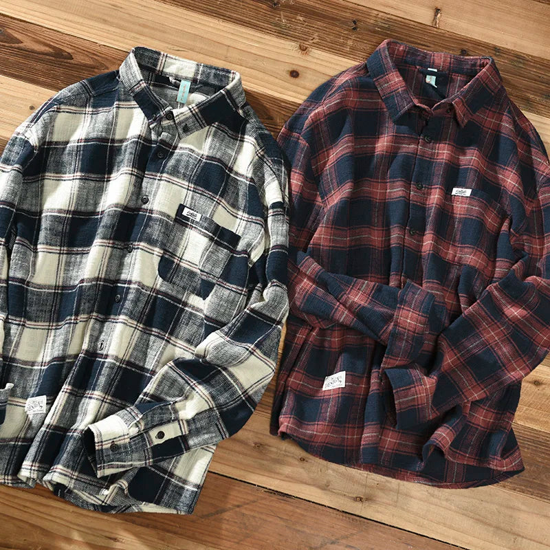 Men's Flannel Shirt | Soft-Brushed Cotton with Relaxed Fit | Comfortable Layering for Everyday Wear 4