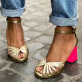 Milviana | Classic Sandals for Women with Ankle Strap & Block Heel | Elegant Wedding Shoes for Effortless Style 0