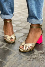 Milviana | Classic Sandals for Women with Ankle Strap & Block Heel | Elegant Wedding Shoes for Effortless Style 1