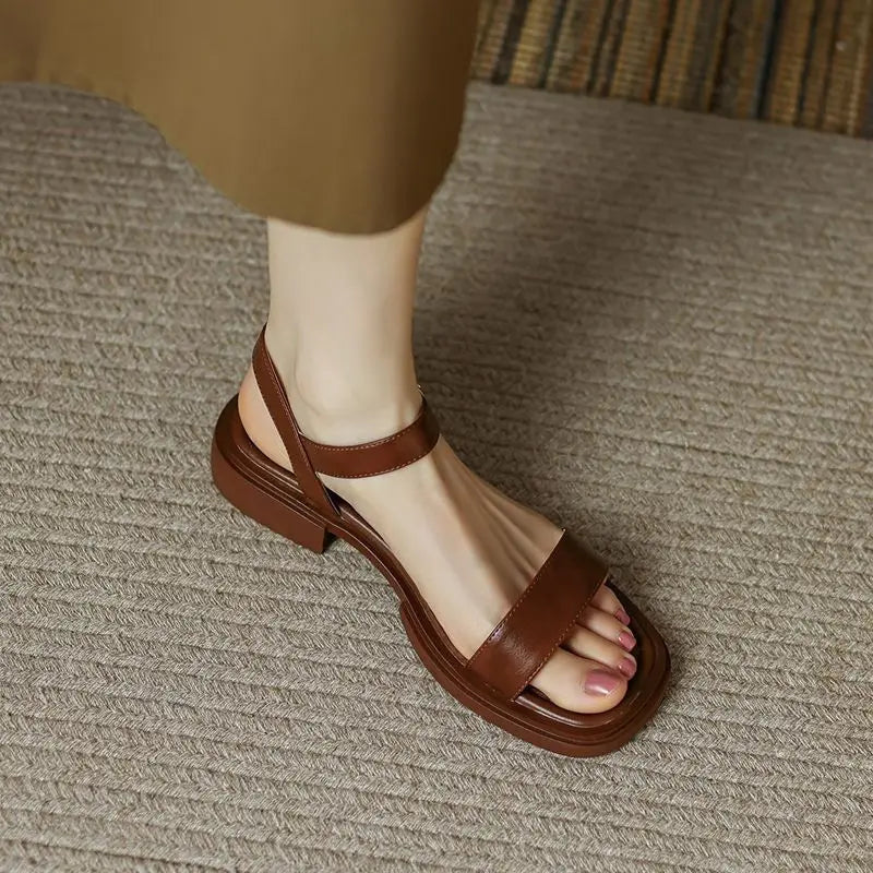 Molly | Women's Sandals with Adjustable Ankle Strap | Vegan Leather for All-Day Comfort 5