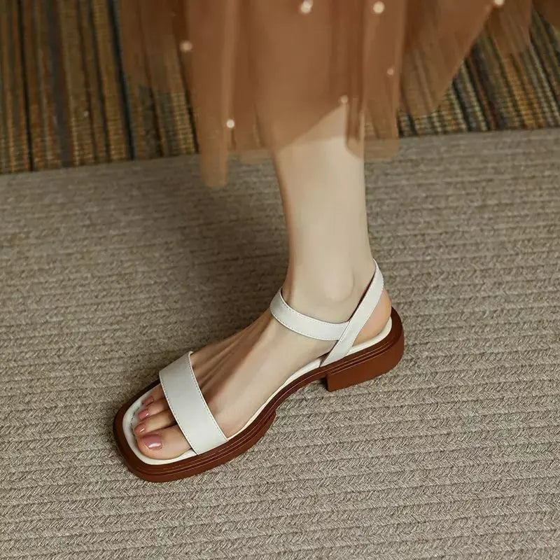 Molly | Women's Sandals with Adjustable Ankle Strap | Vegan Leather for All-Day Comfort 6