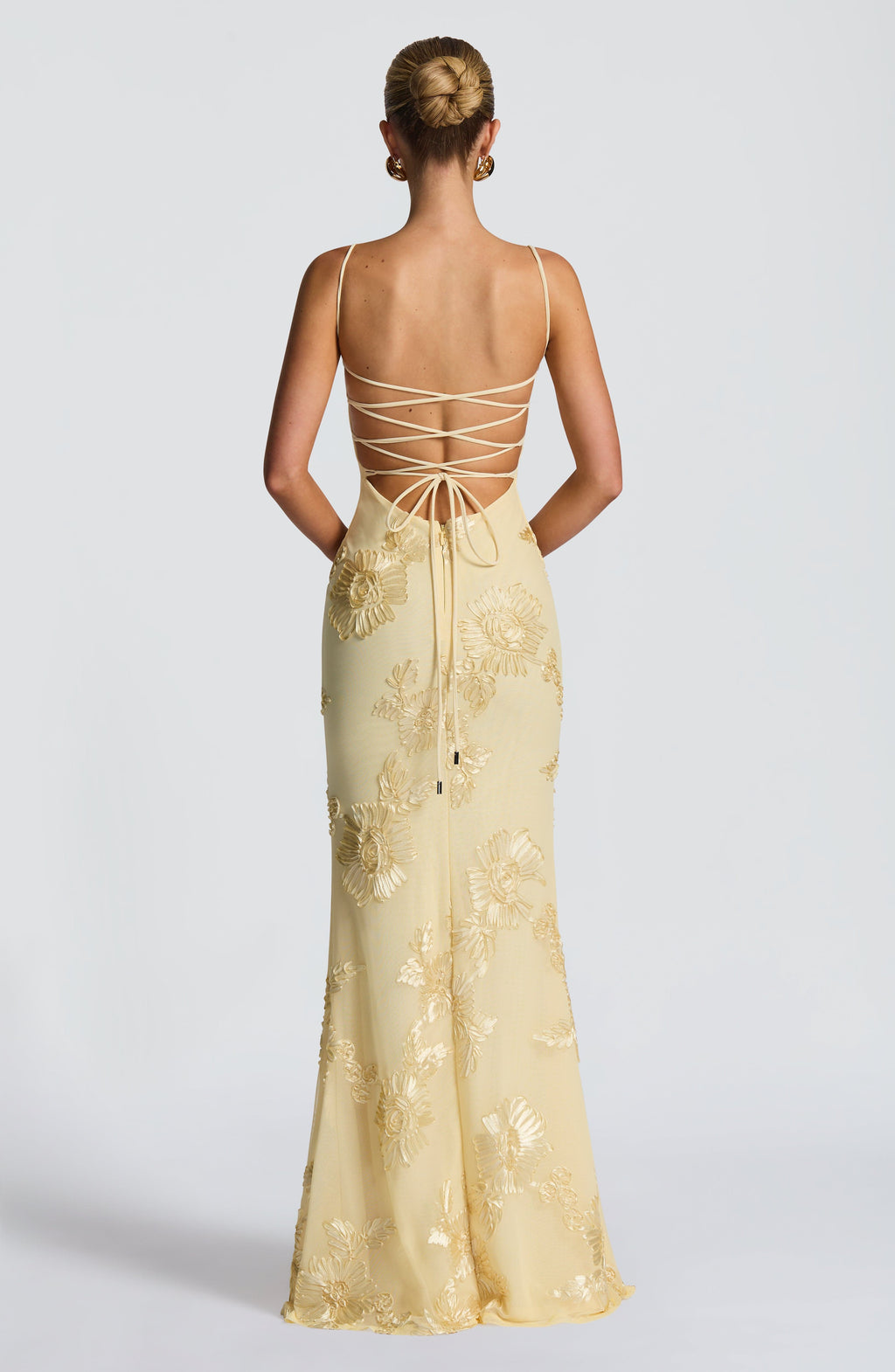 Nefertiti Collection | Floral Maxi Dress with Underwired Cups | Elegant Fit for Special Occasions