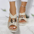 Nyla | Women's Sandals with Orthopedic Wedge & Cushioned Footbed | Stylish Comfort for All-Day Wear 0