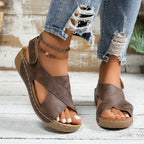 Olive Collection | Women's Platform Sandals with Cushioned Wedge | Stylish Comfort for All-Day Wear 4