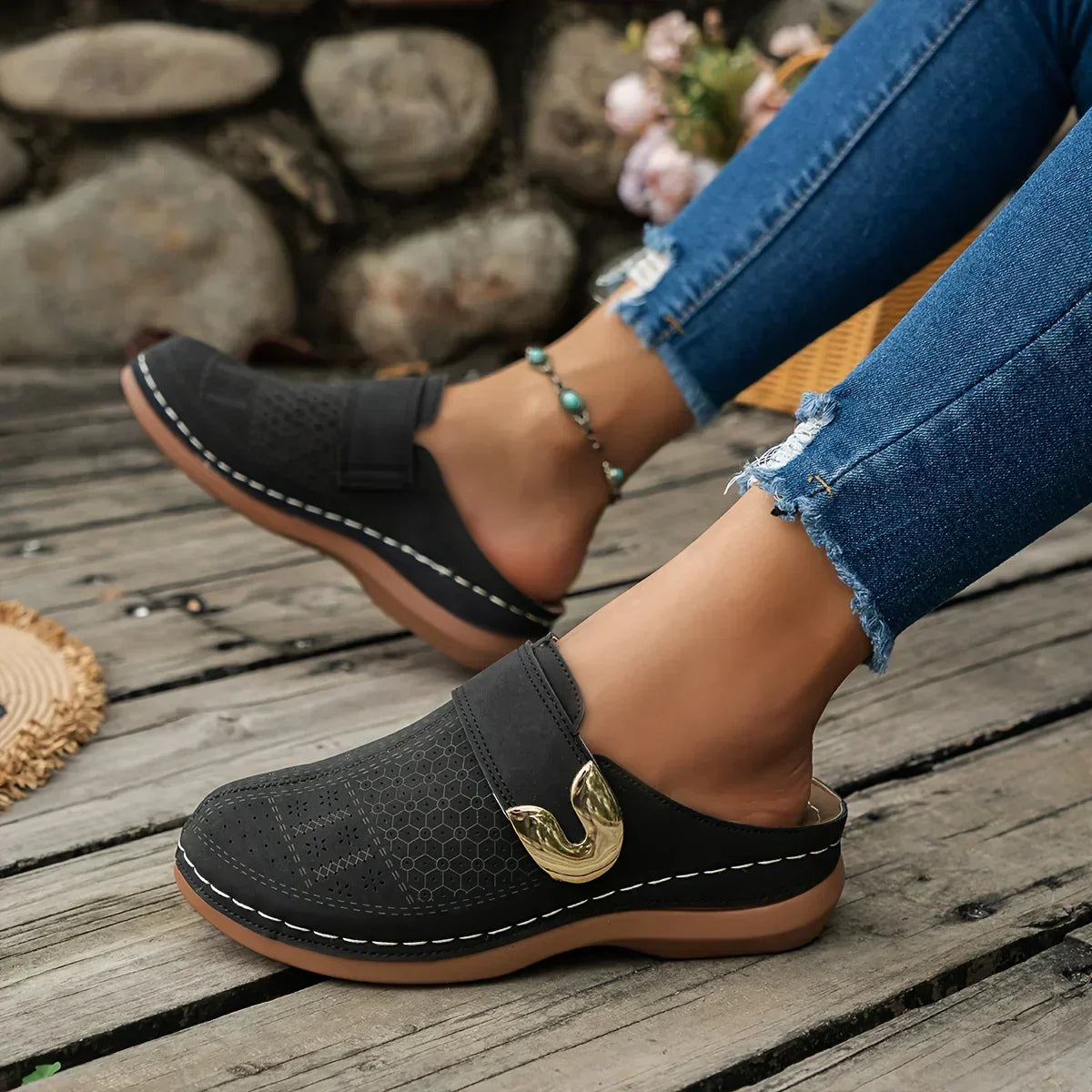 Ophelia | Women's Sandals with Adjustable Wedge & Cushioned Insole | Elegant Design for All-Day Comfort 4