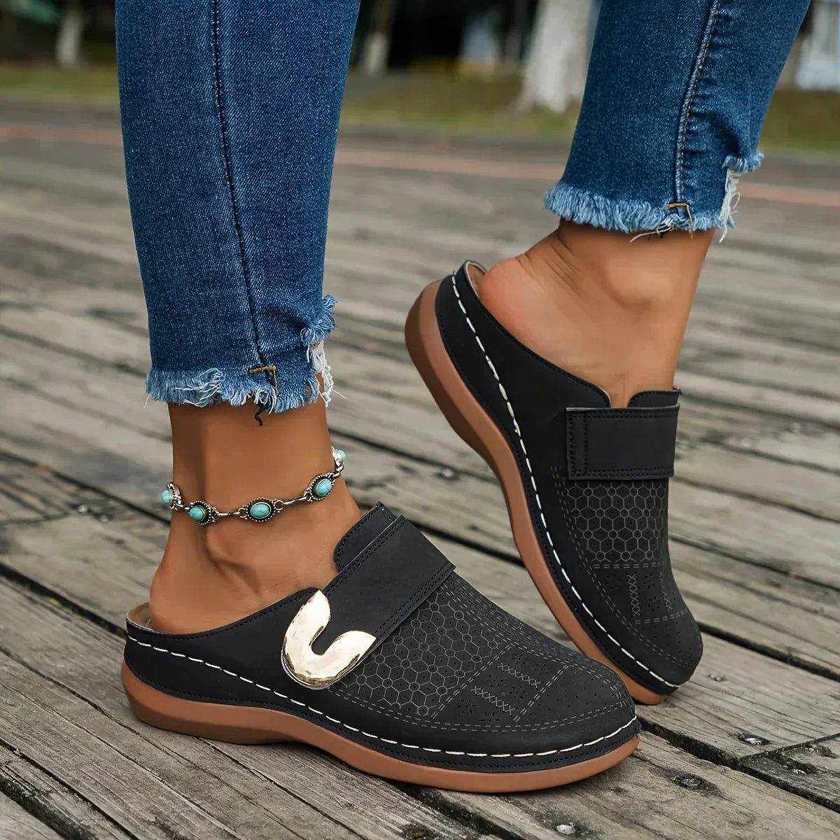 Ophelia | Women's Sandals with Adjustable Wedge & Cushioned Insole | Elegant Design for All-Day Comfort 5
