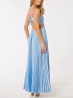 Orchid Collection | Women's Halter Maxi Dress with Flowing Silhouette | Elegant Summer Dress for Any Occasion 4