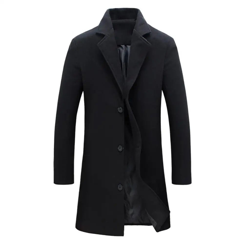 Peaky Blinders Inspired Men's Overcoat with Warm Thermal Lining | Timeless Style and Tailored Fit 1