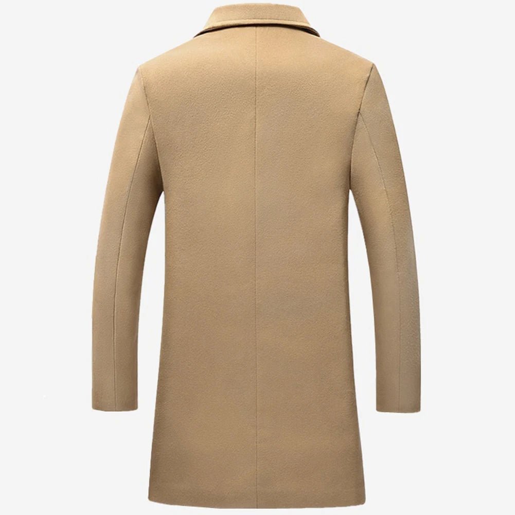 Peaky Blinders Inspired Men's Overcoat with Warm Thermal Lining | Timeless Style and Tailored Fit 2