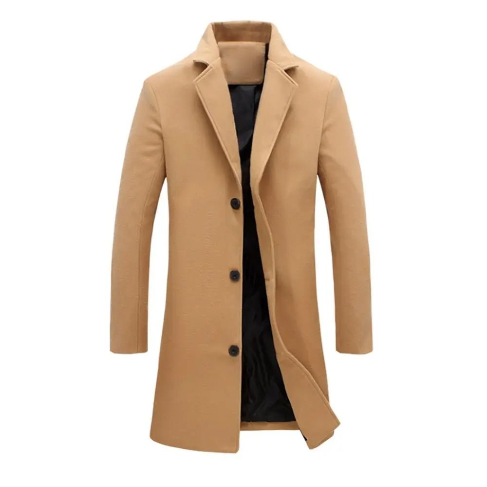 Peaky Blinders Inspired Men's Overcoat with Warm Thermal Lining | Timeless Style and Tailored Fit 5