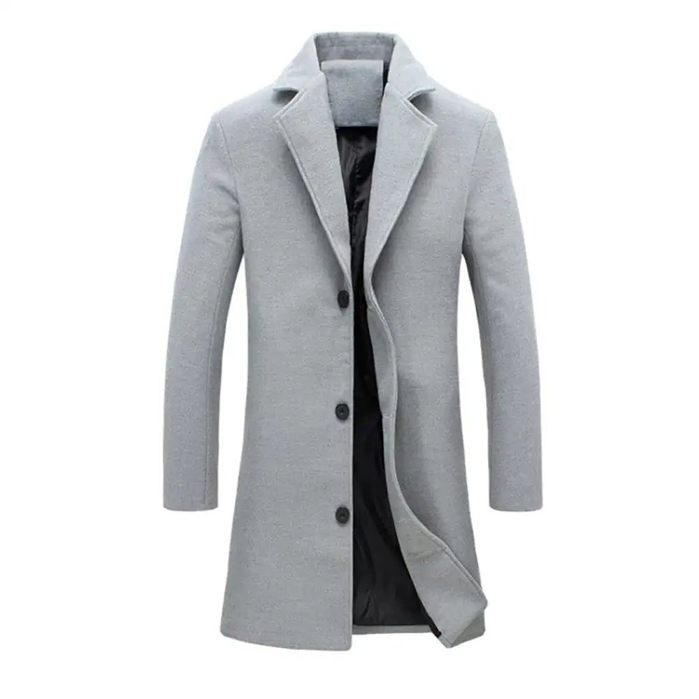 Peaky Blinders Inspired Men's Overcoat with Warm Thermal Lining | Timeless Style and Tailored Fit 6