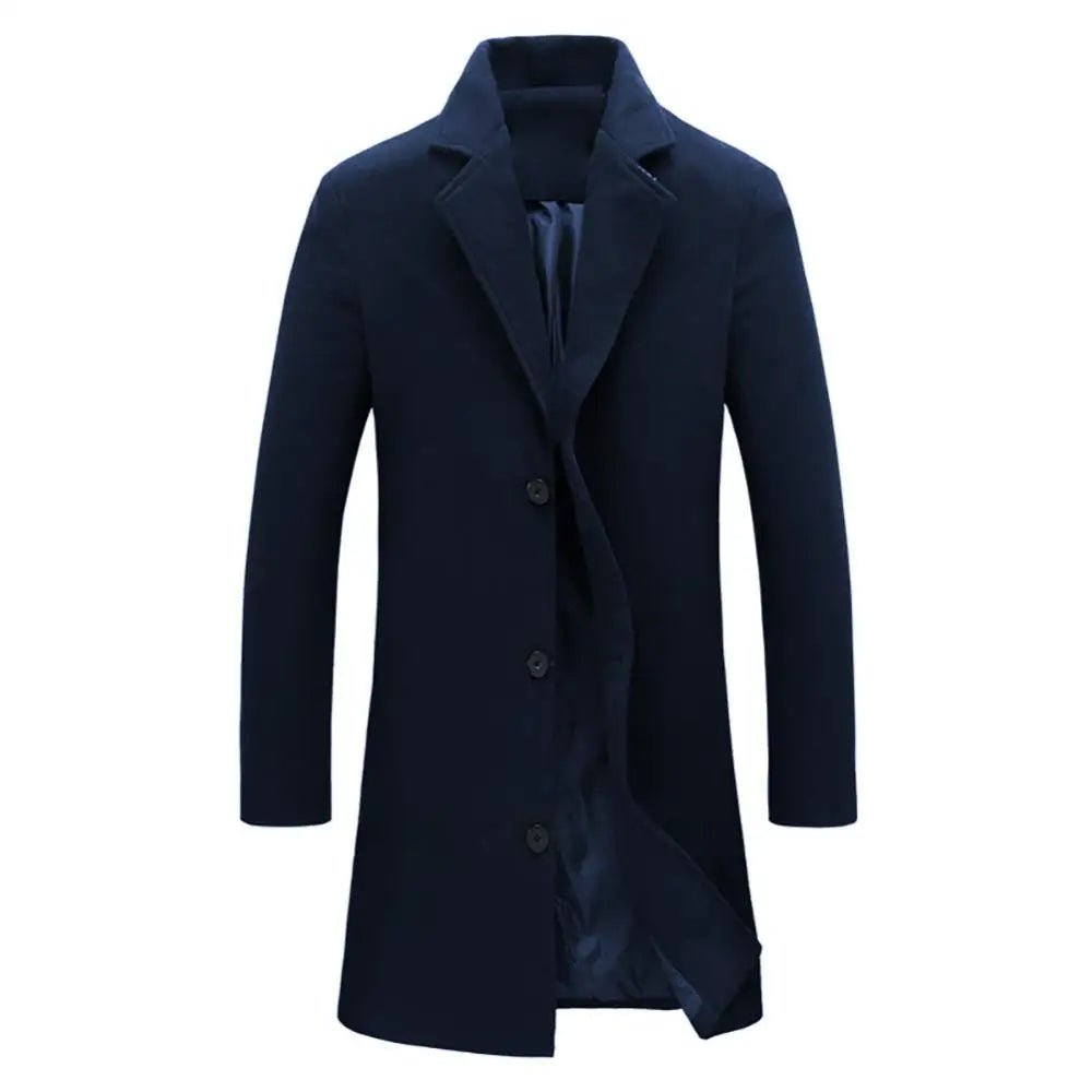Peaky Blinders Inspired Men's Overcoat with Warm Thermal Lining | Timeless Style and Tailored Fit 7