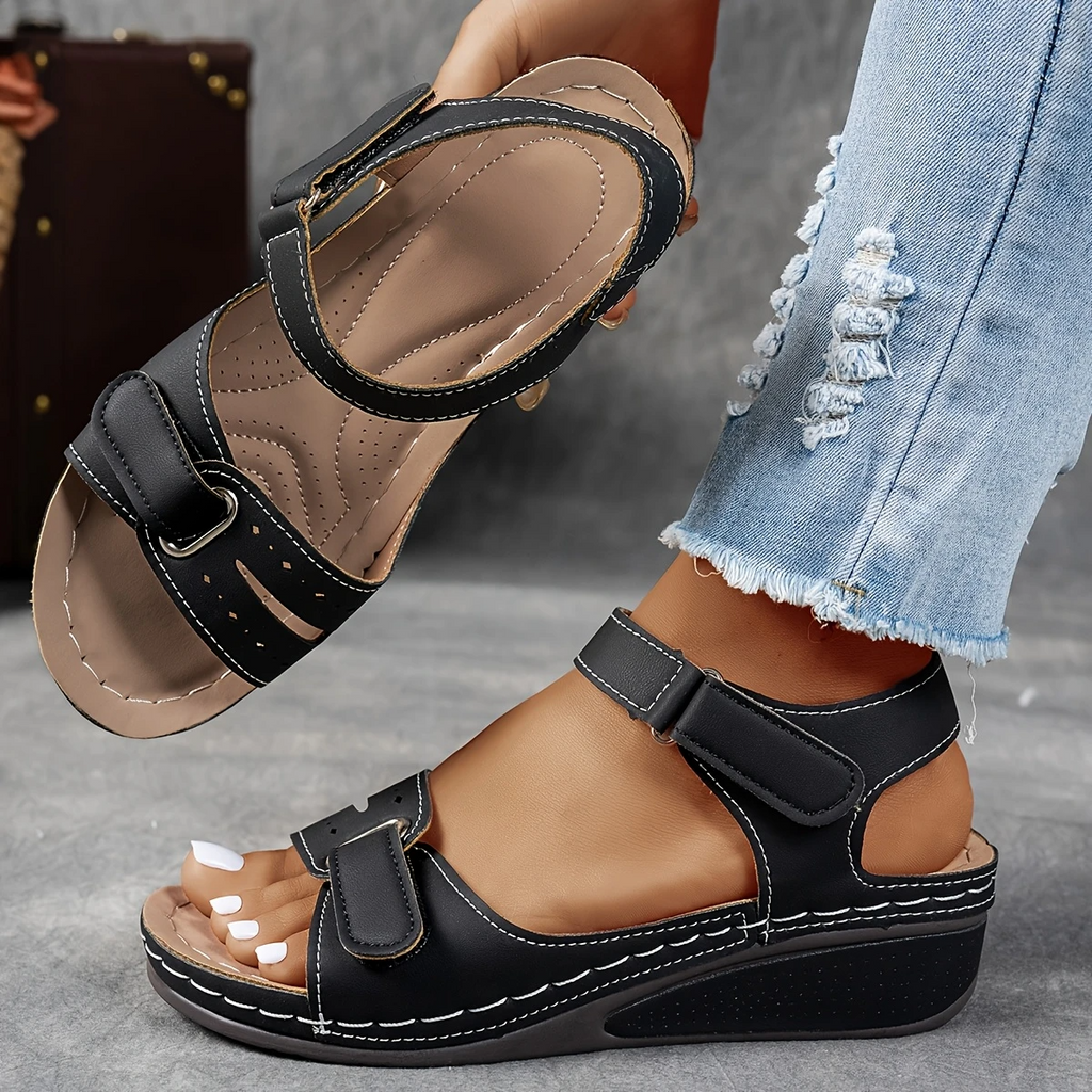 Rae | Women's Platform Sandals with Cushioned Footbed & Adjustable Strap | Elegant Comfort for All-Day Wear 0