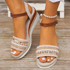 Relaxed Summer Sandals | Women's Sandals with Adjustable Straps | Chic Comfort for Casual Outings 4