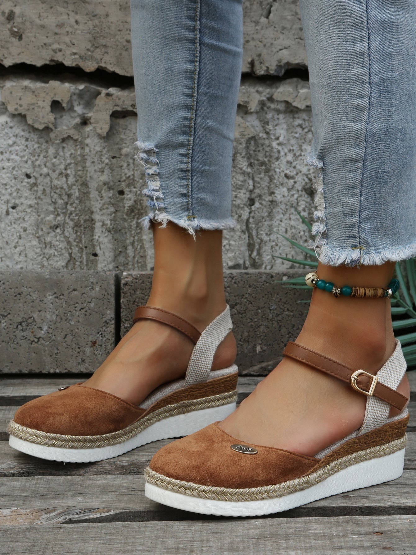 Ruby Chic | Women's Sandals with Orthopedic Comfort & Woven Design | Stylish Footwear for All-Day Wear 0